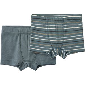 Wheat Boxershorts - 2-pack - Louis - Blue Multi Stripe - Wheat - 2 jaar (92) - Boxershorts