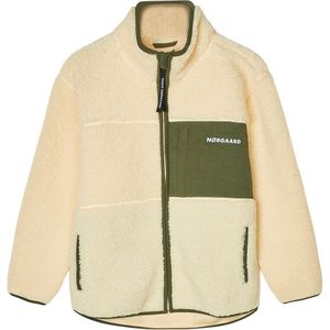 Mads Nørgaard Fleece Jas - Teddy - Jeffo - Vanilla Vla m. G - Mads Nørgaard - 10 jaar (140) - Fleece Jassen
