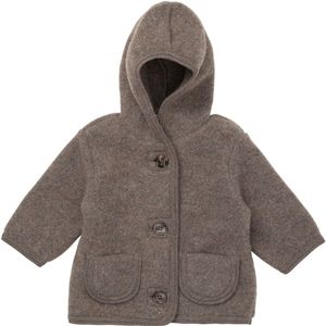 Lalaby Cardigan - Wol - Chocolate - Lalaby - 6 mnd - Cardigan