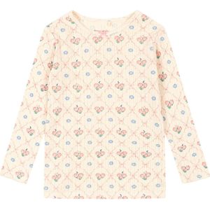 Konges Sløjd Blouse - Rib - Minnie - Fleur Decoratie m. Pointell - Konges Sløjd - 1½ jaar (86) - Shirts