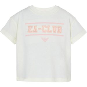 Emporio Armani T-Shirt - Wit m. Roze - Emporio Armani - 10 jaar (140) - T-Shirts