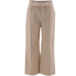 Versace Broek - Informeel - Beige - Versace - 6 jaar (116) - Broeken - Katoen