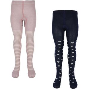 Minymo Baby Panty's - 2-pack - Violet Ice - Minymo - 104/110 - Panty's