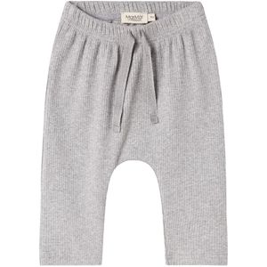MarMar Broek - Rib/Modaal - Pico - Light Grey Melange - MarMar - 56 - Broeken - Katoen