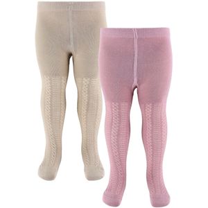Minymo Panty's - Gebreid - 2-pack - Woodrose - Minymo - 104/110 - Panty's