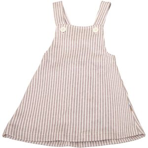 Joha Jurk - Pinafore - Dusty Paars/Wit - Joha - 60 - Jurk