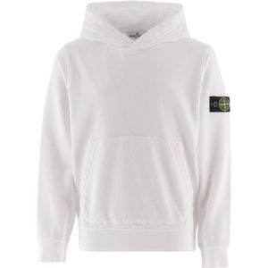 Stone Island Hoodie - Wit - Stone Island - 10 jaar (140) - Hoodie