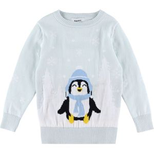Jule-Sweaters Blouse - Gebreid - De schattige Penguin - Jule-Sweater - 6-12 mnd - Shirts