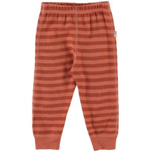 Joha Leggings - Wol - Oranje/De rode streep - Joha - 60 - Leggings - Wol