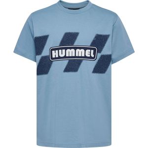 Hummel - HmlPets - T-shirt - Vervaagd Denim