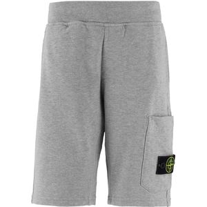Stone Island Sweatshorts - Grijs Gevlekt - Stone Island - 12 jaar (152) - Shorts