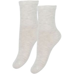 Minymo Sokken - 2-pack - Nrs - Silver Birch Melange - Minymo - 19/22 - Sokken