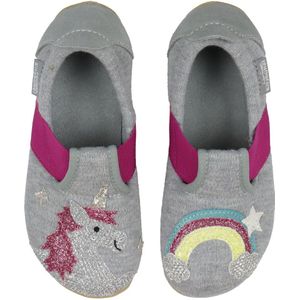 Living Kitzbühel Ballerina Pantoffels - Lichtgrijs m. Regenboog/ - Living Kitzbühel - 34 - Pantoffels