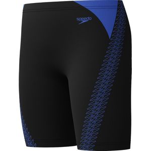 Speedo Zwemslips - HyperBoom SPlice Jammer - Zwart m. Blauw - Speedo - 5-6 jaar (110-116) - Badmode