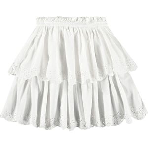 Molo Rok - Brianna - Knapperig White m. Pointelle - Molo - 3-4 jaar (98-104) - Rok