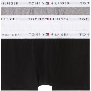 Tommy Hilfiger Boxershorts - 3-pack - Wit/Zwart/Grijs Gevlekt - Tommy Hilfiger - 6-7 jaar (116-122) - Boxershorts