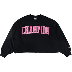 Champion Fashion Sweatshirt - Croptop - Zwart - Champion - L - Large - Sweatshirt