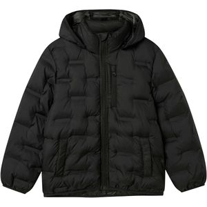 Name It Gevoerde Jas - NkmMason - Zwart - Name It - 7 jaar (122) - Donsjassen