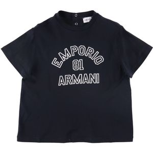 Emporio Armani T-Shirt - Navy m. Wit - Emporio Armani - 12 mnd - T-Shirts
