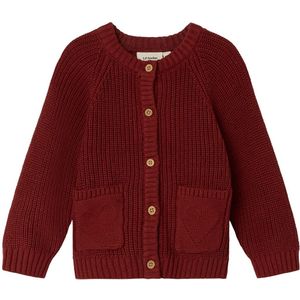 Lil Atelier Cardigan - Gebreid - NmfEmlen - Gekruid Apple - Lil Atelier - 2 jaar (92) - Cardigan