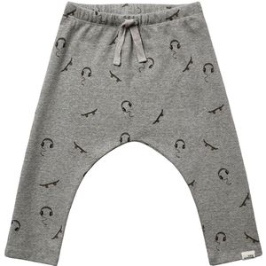 Sofie Schnoor Broek - Grey Melange m. Print - Sofie Schnoor - 56 - Broeken - Katoen