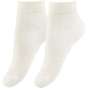 Fuzzies Enkelsokken - 2-pack - Wit - Fuzzies - 27/30 - Sokken
