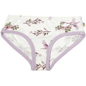 Joha Slips - Bamboe - Off White/Paars m. Papegaai - Joha - 90 - Slips
