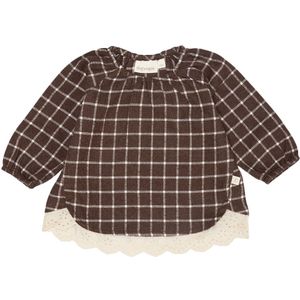 That's Mine Blouse - Henny - Dark Brown Melange - Thats Mine - 6 jaar (116) - Shirts