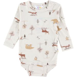 Joha Romper L/æ - Wol - Licht Beige - Joha - 80 - Romper L/S