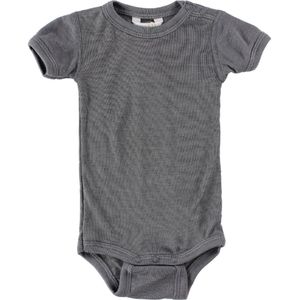 Joha Romper s/s - Wol/Zijde - Donkergrijs - Joha - 50 - Romper S/S