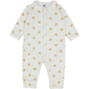 Petit Bateau Pyjamapak - Melk m. Glitter Harten - Petit Bateau - 6 mnd - Pyjamapak