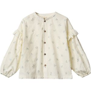 Wheat Overhemd - Gerda - Blue Bloemen - Wheat - 3 jaar (98) - Overhemd