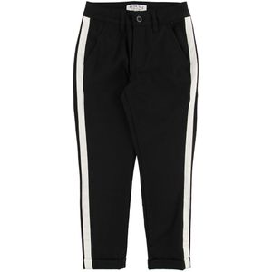 Hound Broek - Zwart m. Wit Strepe - Hound - 8 jaar (128) - Broeken - Katoen