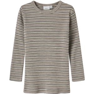 Name It Blouse - Wol - Rib - NmmWomi - Satelliet/Strepen - Name It - 2 jaar (92) - Shirts