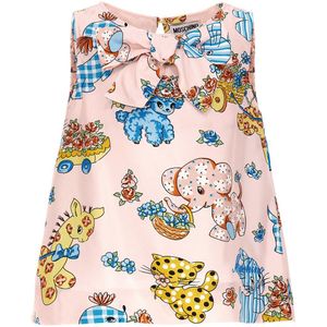 Moschino Top - Roze m. Print - Moschino - 8 jaar (128) - Tanktop