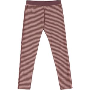 Joha Leggings - Wol - Rose m. Strepen - Joha - 110 - Leggings - Wol