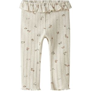Name It Leggings - NbfLower - Peyote Melange m. Bloemen - Name It - 50 - Leggings