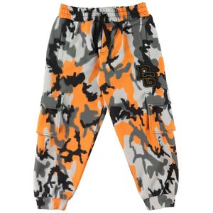 Dolce & Gabbana Broek - Herboren om te leven - Oranje/Grijs Camo - Dolce & Gabbana - 4 jaar (104) - Broeken - Katoen