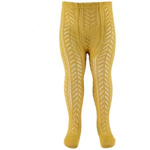 Condor Panty's - Gebreid - Okergeel - Condor - 0-3 mnd - Panty's