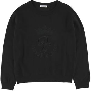 Dolce & Gabbana Blouse - Wol - Zwart m. Borduurwerk - Dolce & Gabbana - 8 jaar (128) - Shirts