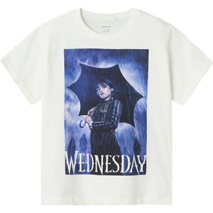 Name It T-Shirt - NkfPfixira - Wednesday - Jet Stream - Name It - 7-8 jaar (122-128) - T-Shirts