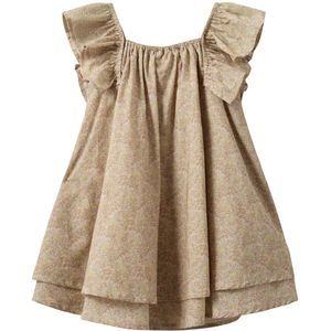 Sofie Schnoor Jurk - Bloesem - Roze/Geel - Sofie Schnoor - 4 jaar (104) - Jurk