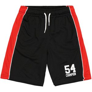 Champion Shorts - Zwart/Rood - Champion - 11-12 jaar (146-152) - Shorts