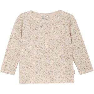 Minymo Blouse - Rib - Roze Champagne m. Bloemen - Minymo - 50 - Shirts
