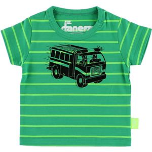 Danefæ T-Shirt - Daneallan - Iers Green/Flour Green Brandweerwag - Danefæ - 6 mnd - T-Shirts