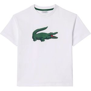 Lacoste T-Shirt - Wit - Lacoste - 6 jaar (116) - T-Shirts