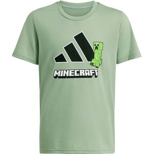 adidas Performance T-Shirt - J Minecraft TR - SILGRN - adidas Performance - 14 jaar (164) - T-Shirts
