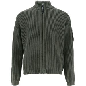 C.P. Company Cardigan - Gebreid - Grape Leaf Green - C.P. Company - 10 jaar (140) - Cardigan