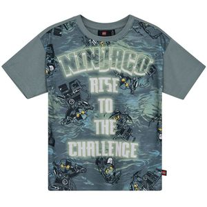 LEGO® Ninjago T-Shirt - LwTaffy 308 - Lichtgroen m. Print - LEGO® Wear - 4 jaar (104) - T-Shirts