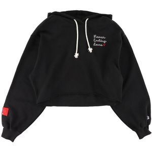 Champion Fashion Hoodie - Crop - Zwart - Champion - M - Medium - Hoodie